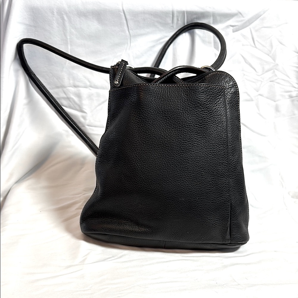 Clark’s Black Leather mini backpack Bag